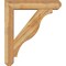 Ekena Millwork Funston Craftsman Rough Sawn Bracket w/ Offset Brace, Western Red Cedar, 8"W x 38"D x 44"H BKT0806X38X44FST04RWR - alternate 4